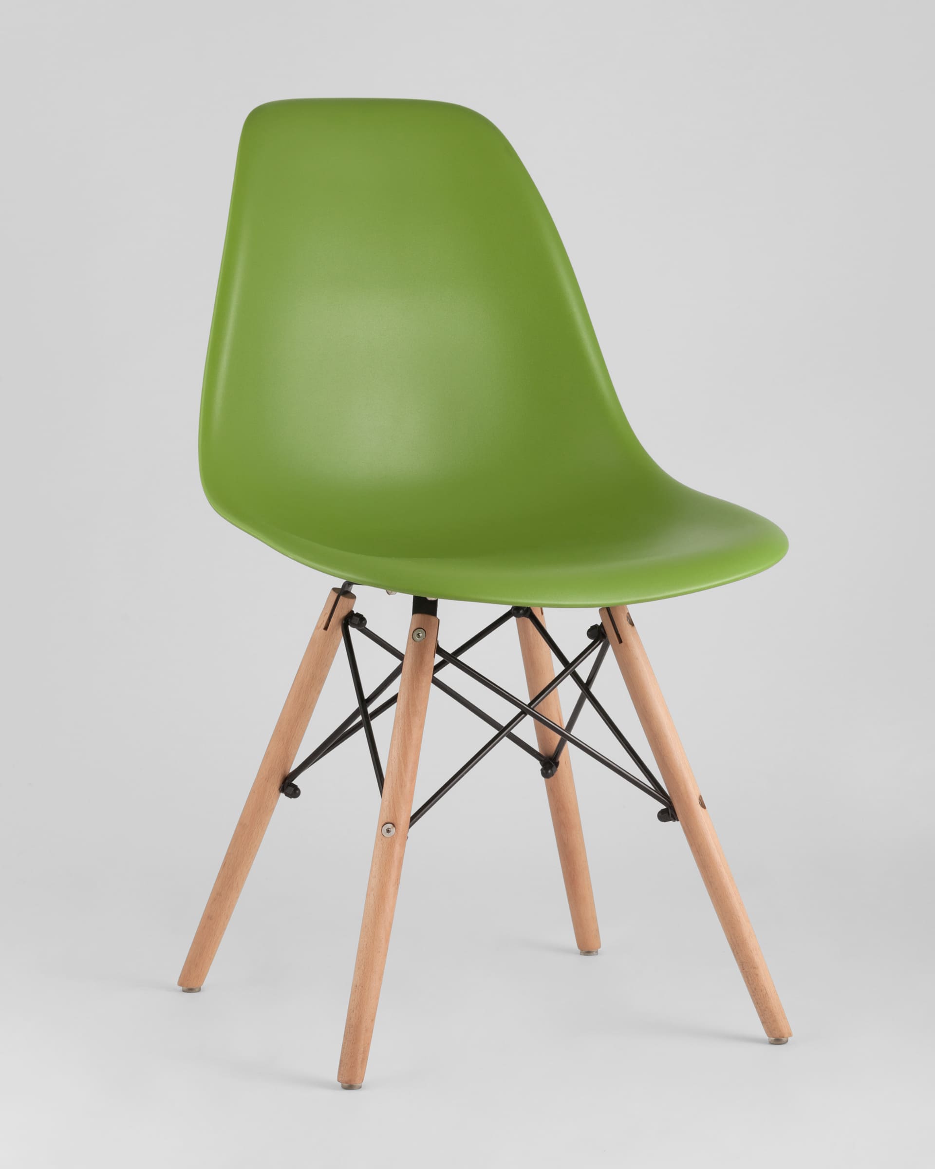 Комплект стульев Eames DSW зеленый x4 шт