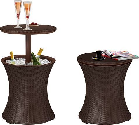 Стол COOL BAR RATTAN коричневый