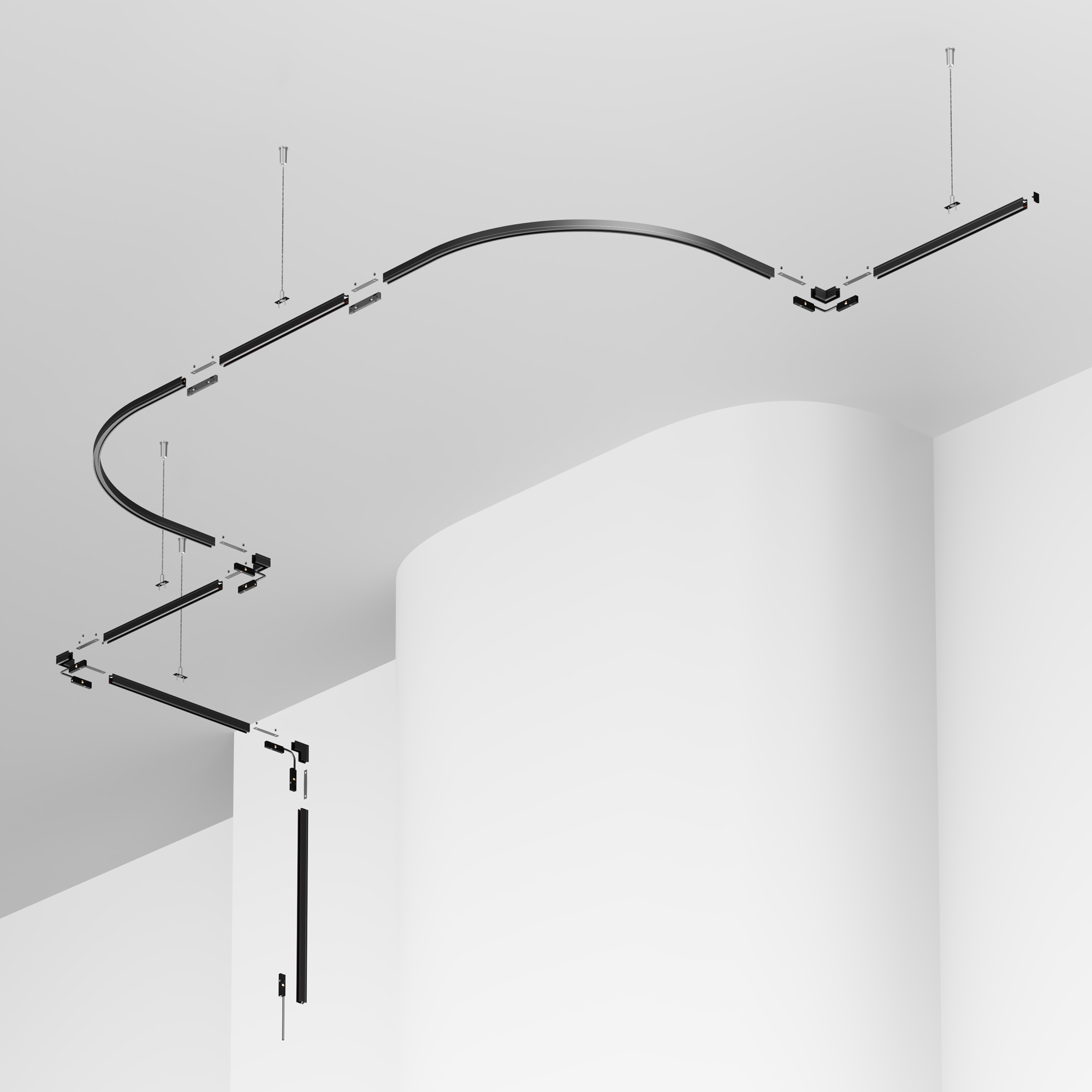 Шинопровод Maytoni Busbar trunkings Levity TRX184-111B