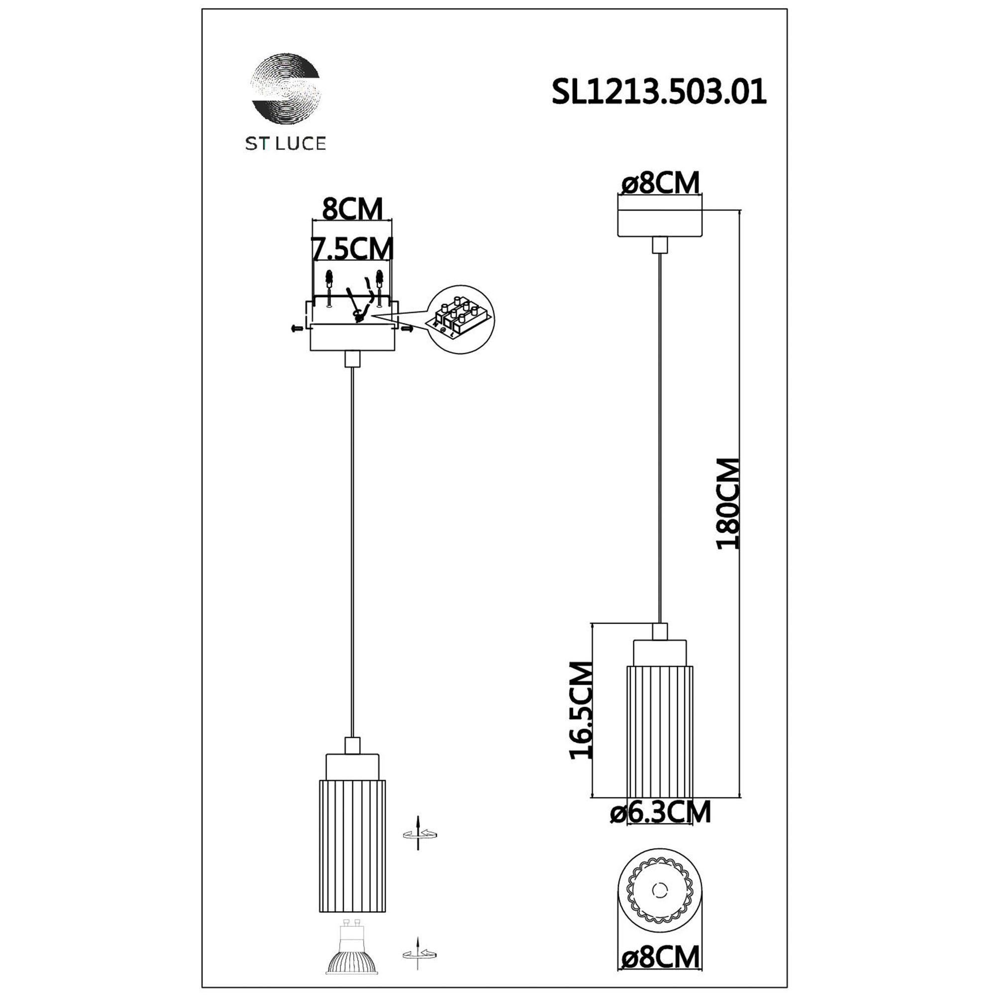 Подвесной светильник ST LUCE KENDO SL1213.503.01