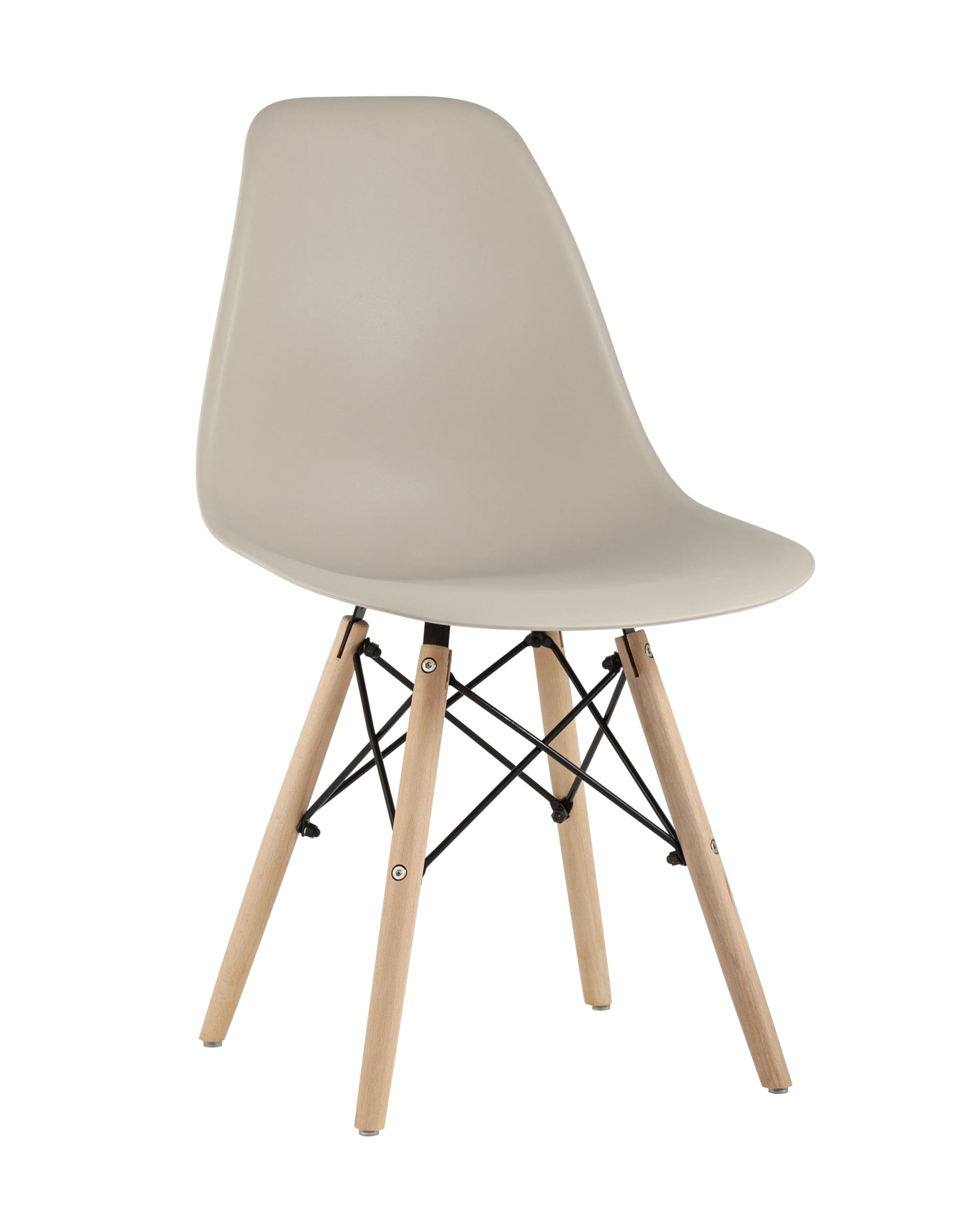 Комплект стульев Eames Style DSW бежевый x4 шт