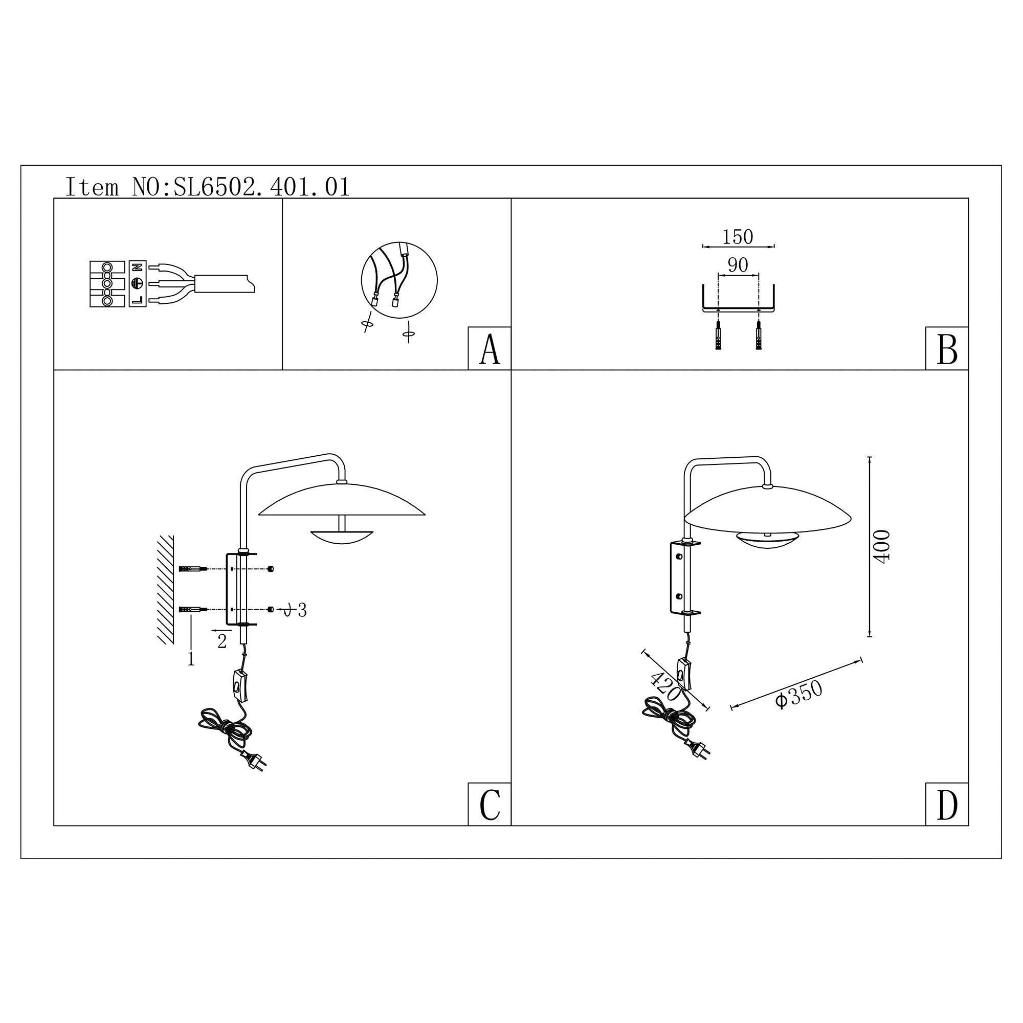 Бра ST LUCE ARMONICO SL6502.401.01