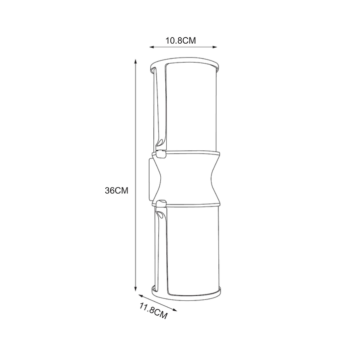 Уличный настенный светильник ARTE LAMP MINCHIR A8306AL-2BK