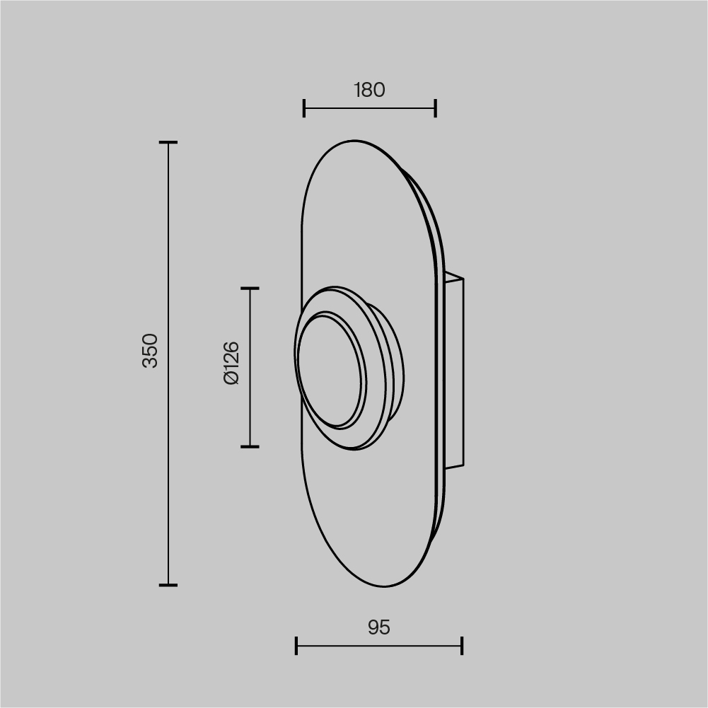 Бра Maytoni Pharao MOD361WL-L20BS3K