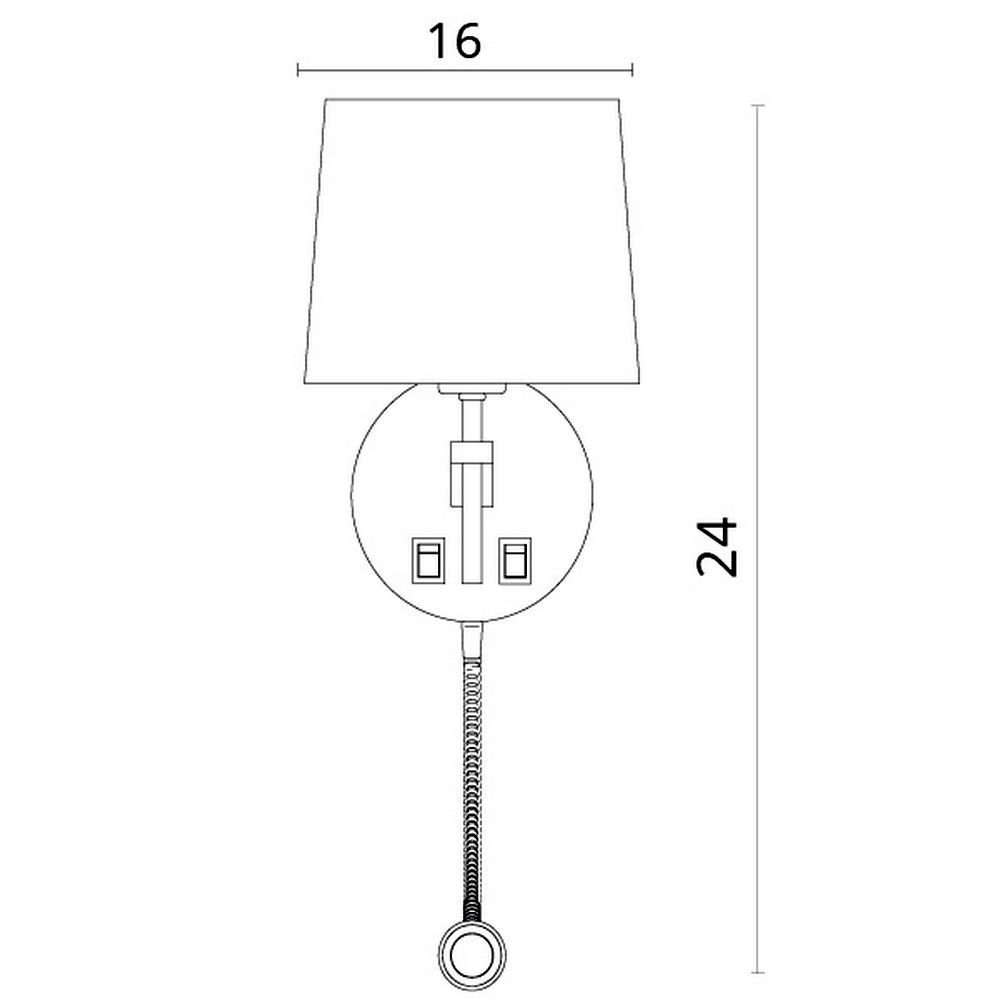 Бра Divinare SOPRANO 1341-02 AP-2