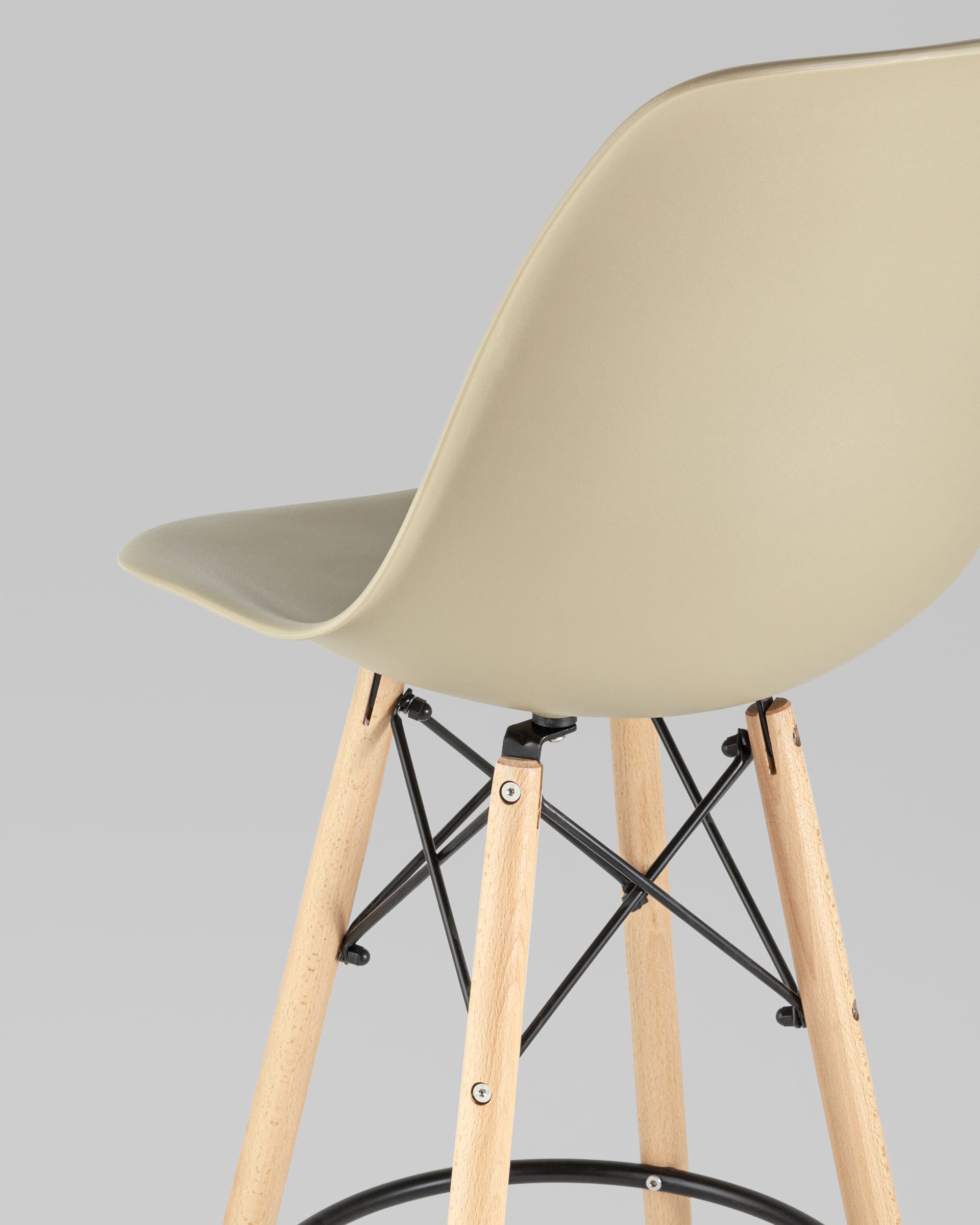 Стул Eames DSW барный бежевый