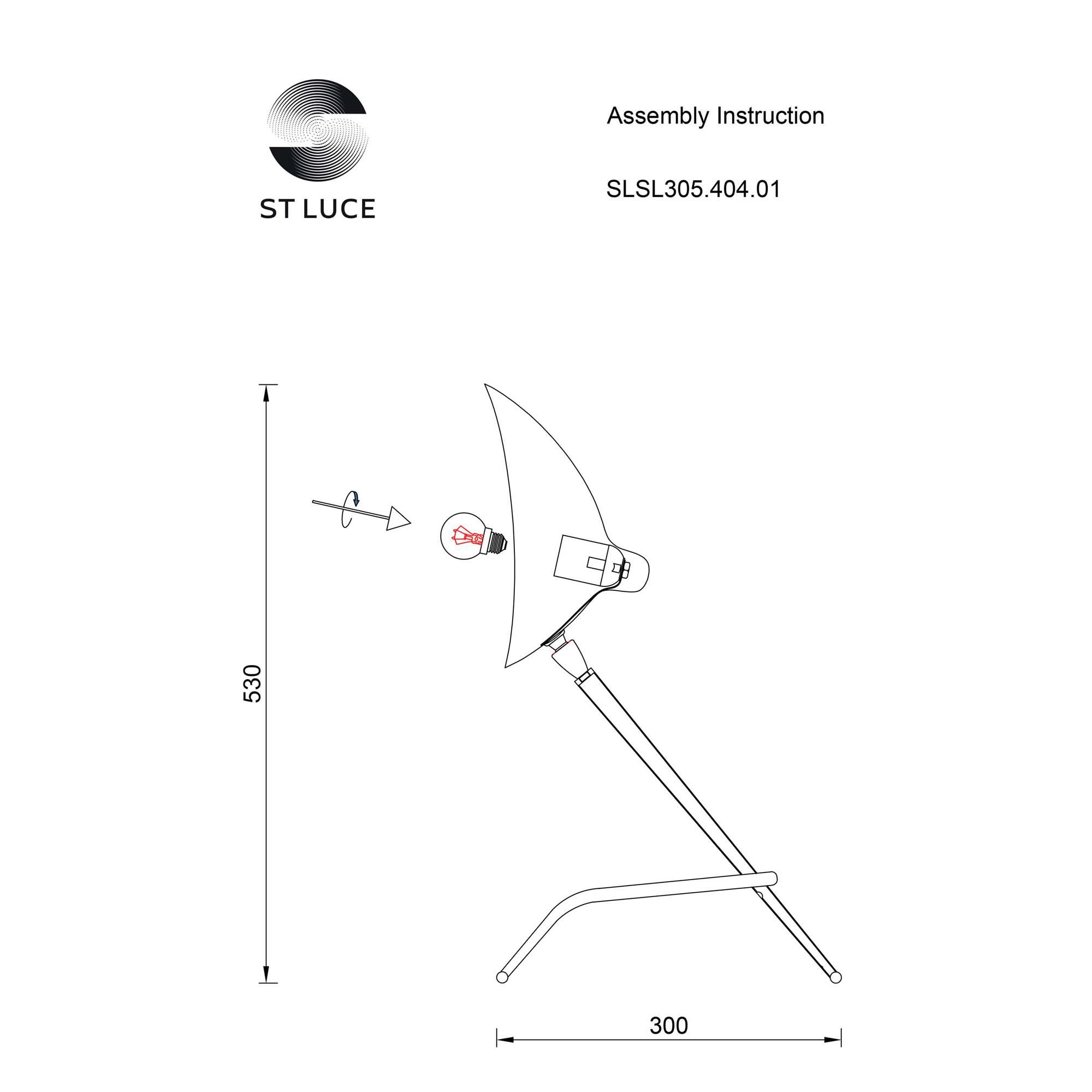 Лампа настольная ST LUCE SPRUZZO SL305.404.01