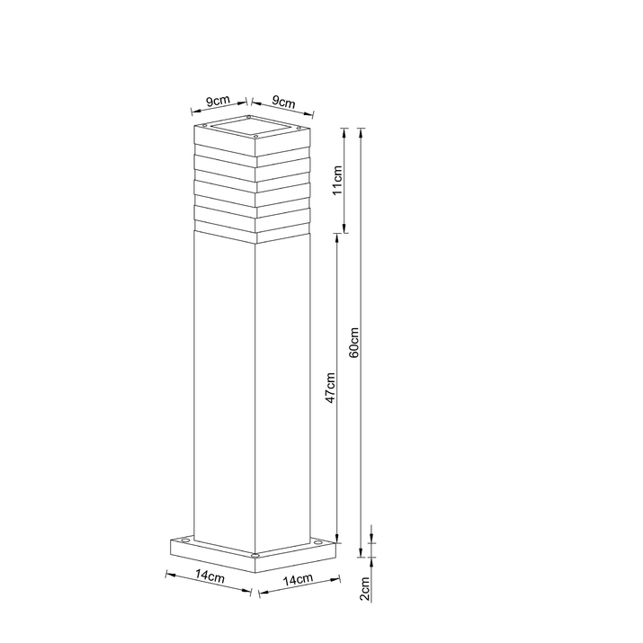 Садово-парковый фонарь ARTE LAMP HEATHER A4416PA-1BK