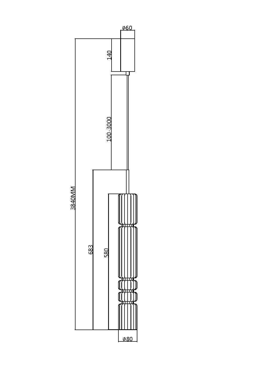 Подвесной светильник Maytoni Ordo MOD272PL-L12B3K