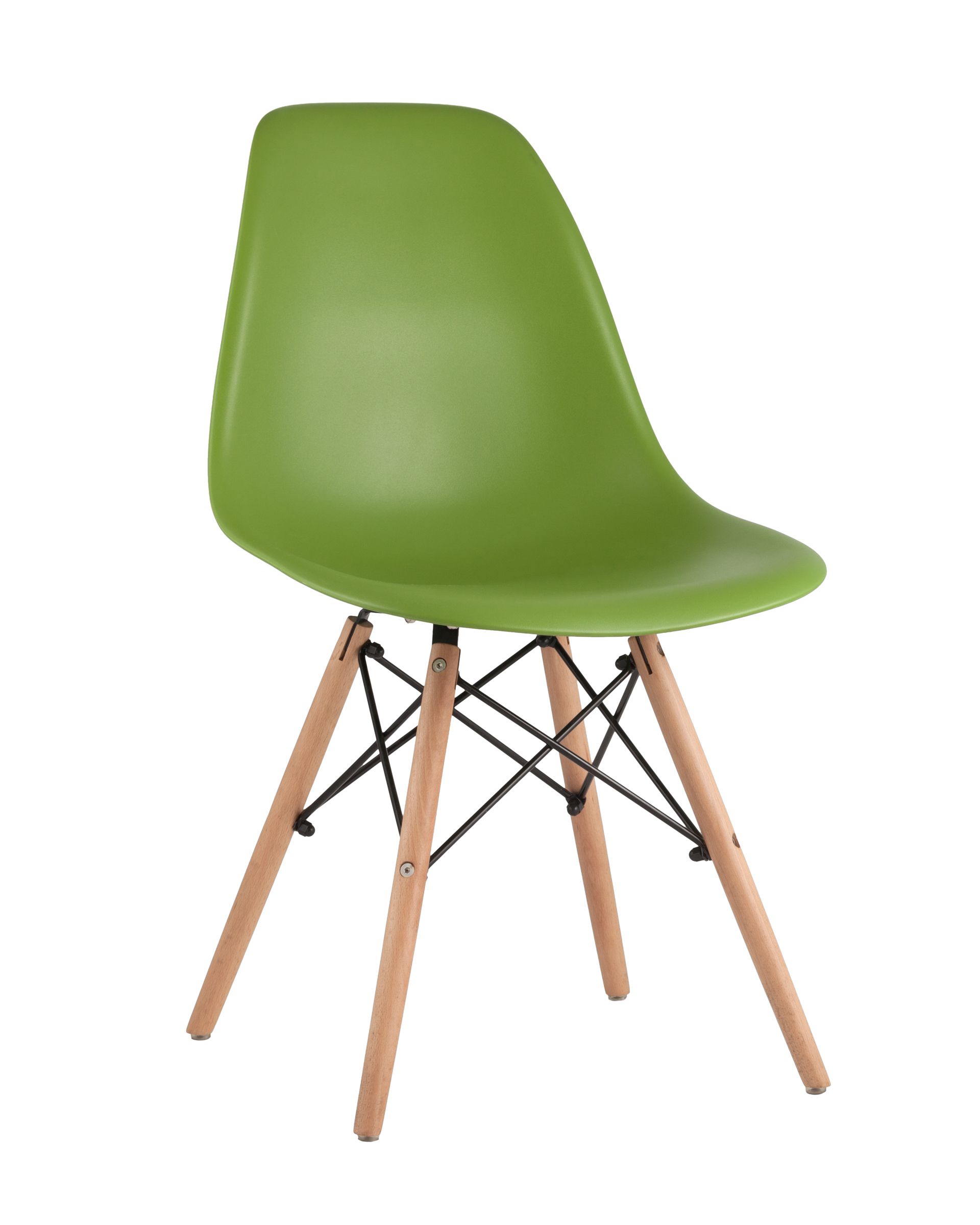 Комплект стульев Eames DSW зеленый x4 шт