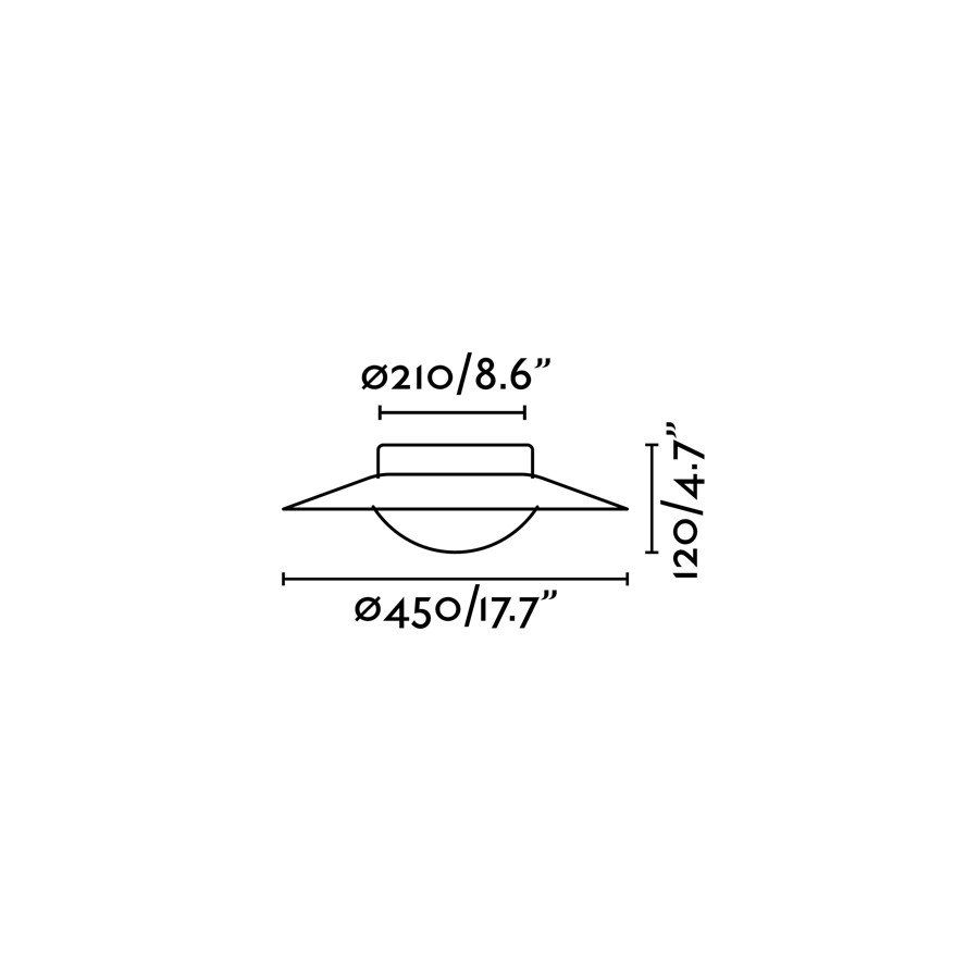 Потолочный светильник SIDE 20W золотой Faro 62146