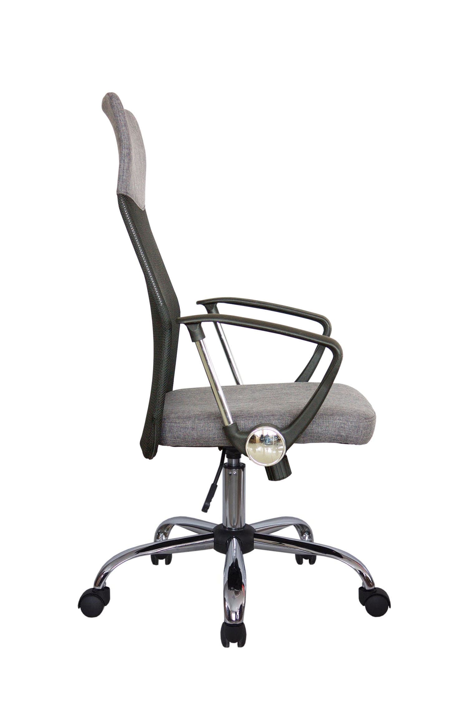 Кресло для персонала Riva Chair 8074 F (подголовник - ткань) серый