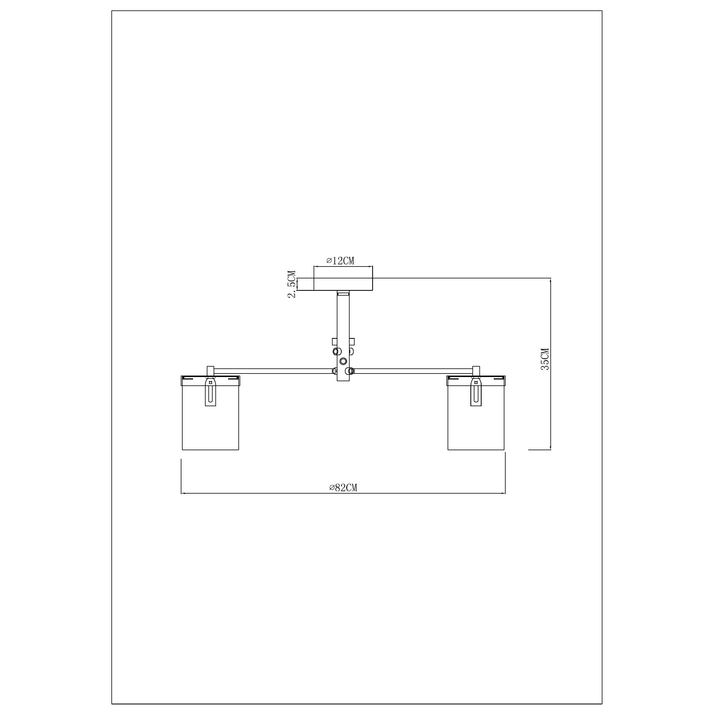 Люстра на штанге ARTE LAMP MODELLO A4099PL-8BK