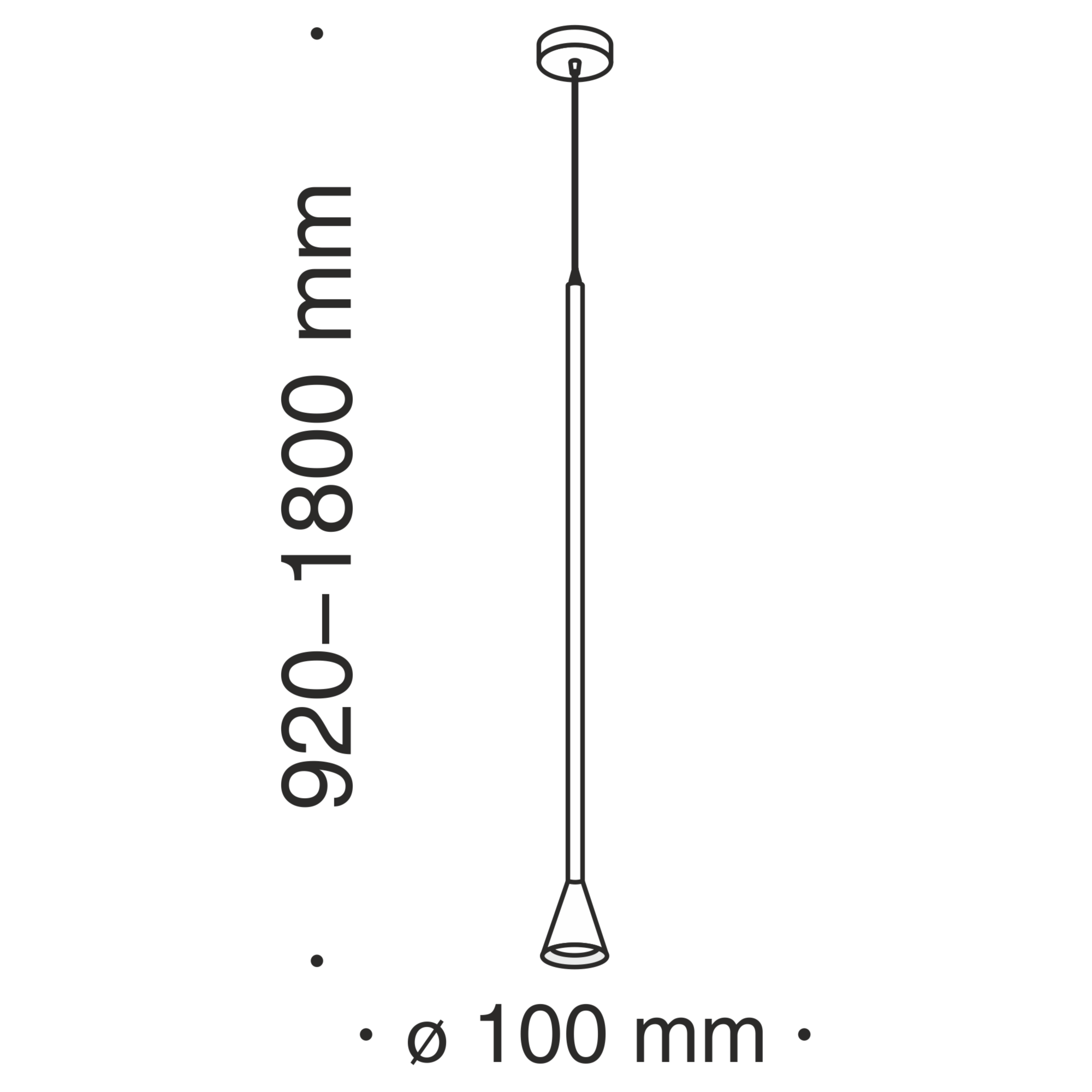 Подвесной светильник Maytoni Technical Arrow P064PL-01W