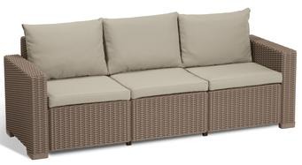 Диван трехместный Allibert Калифорния 3-х местный (California 3 Sofa) Капучино 17196779