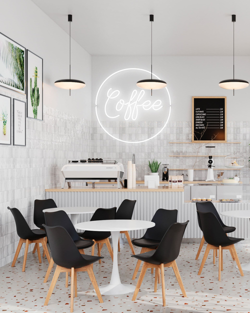 Стул Eames FRANKFURT черный