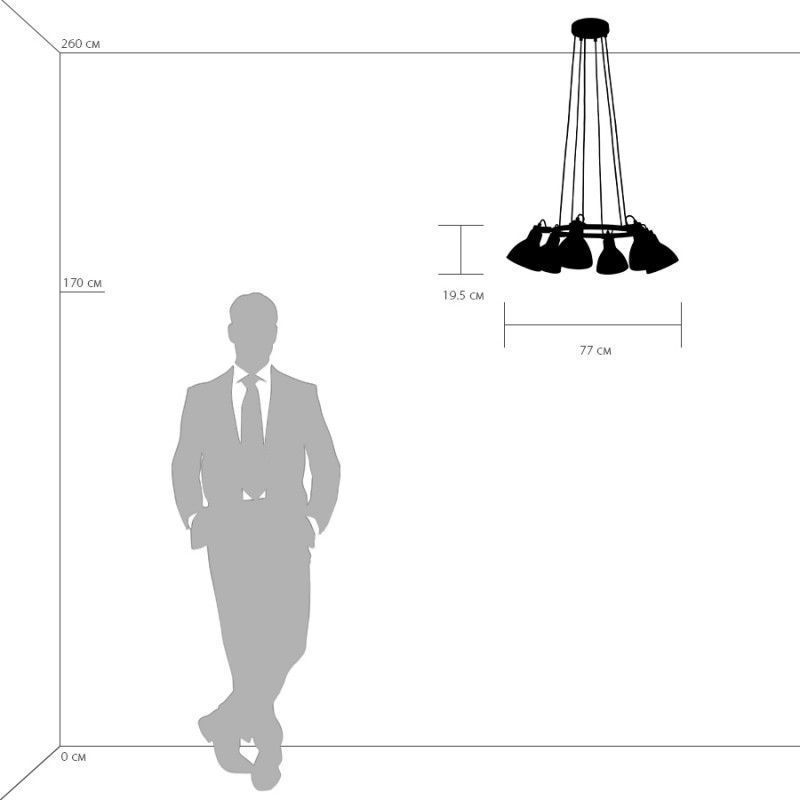 Подвесная люстра Lightstar Acrobata 761160