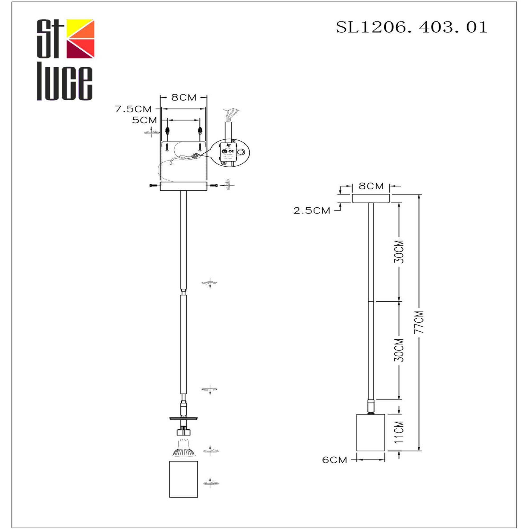 Подвесной светильник ST LUCE SORMANO SL1206.403.01