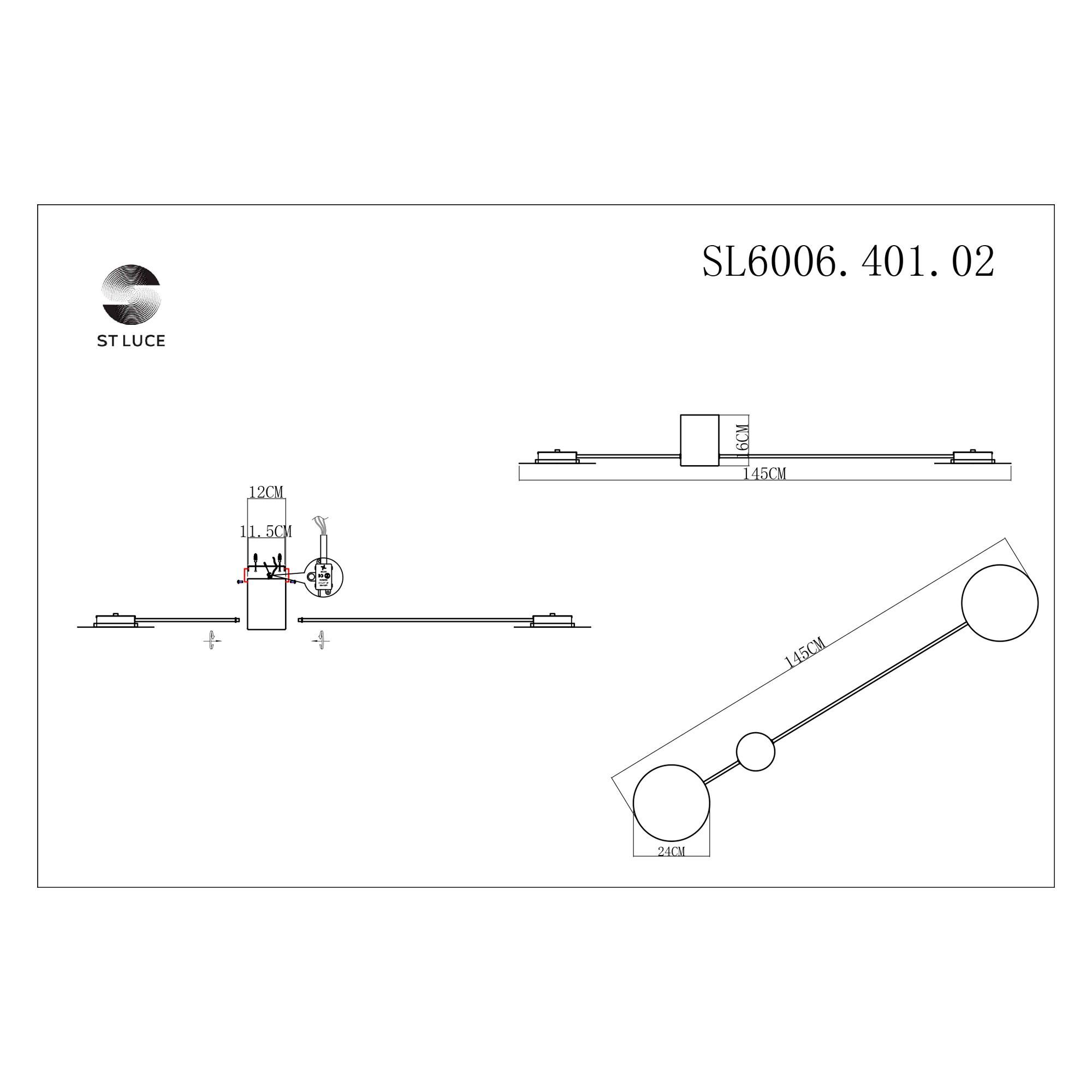 Бра ST LUCE Tondo SL6006.401.02