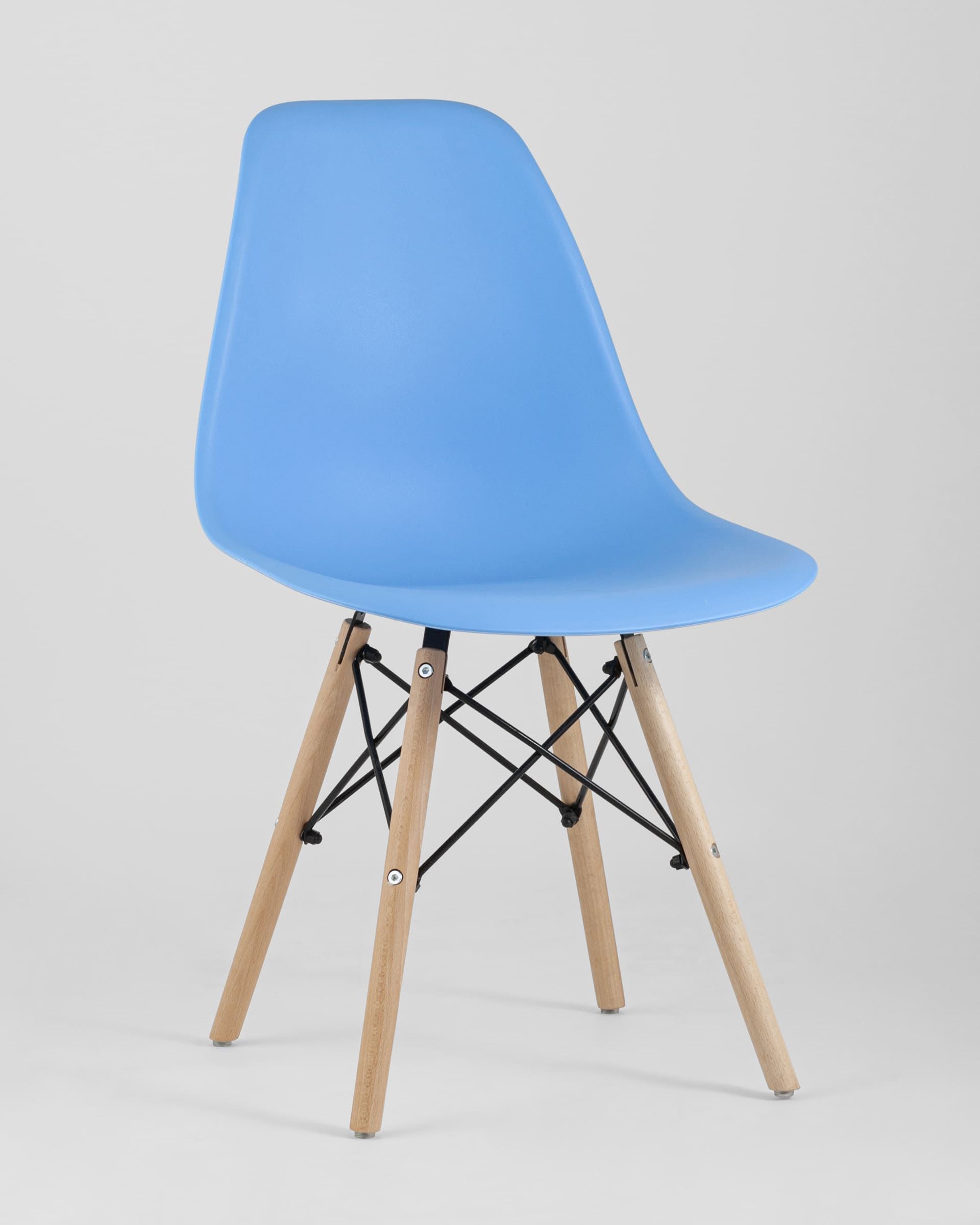 Комплект стульев Eames Style DSW голубой x4 шт