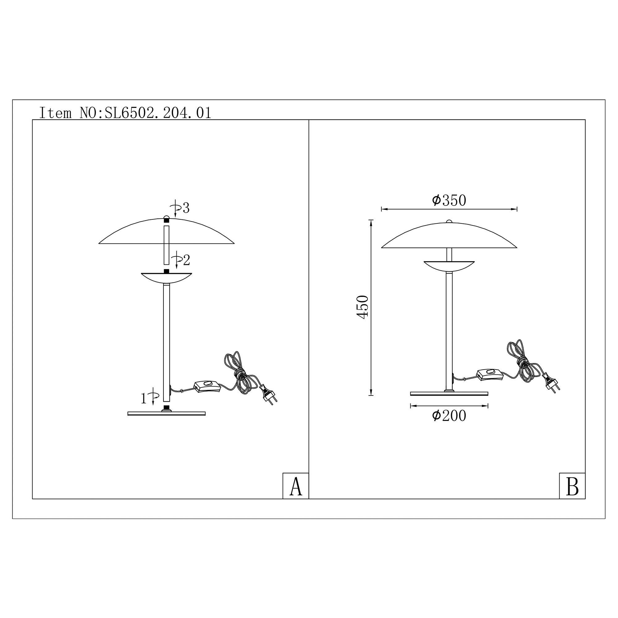 Лампа настольная ST LUCE ARMONICO SL6502.204.01