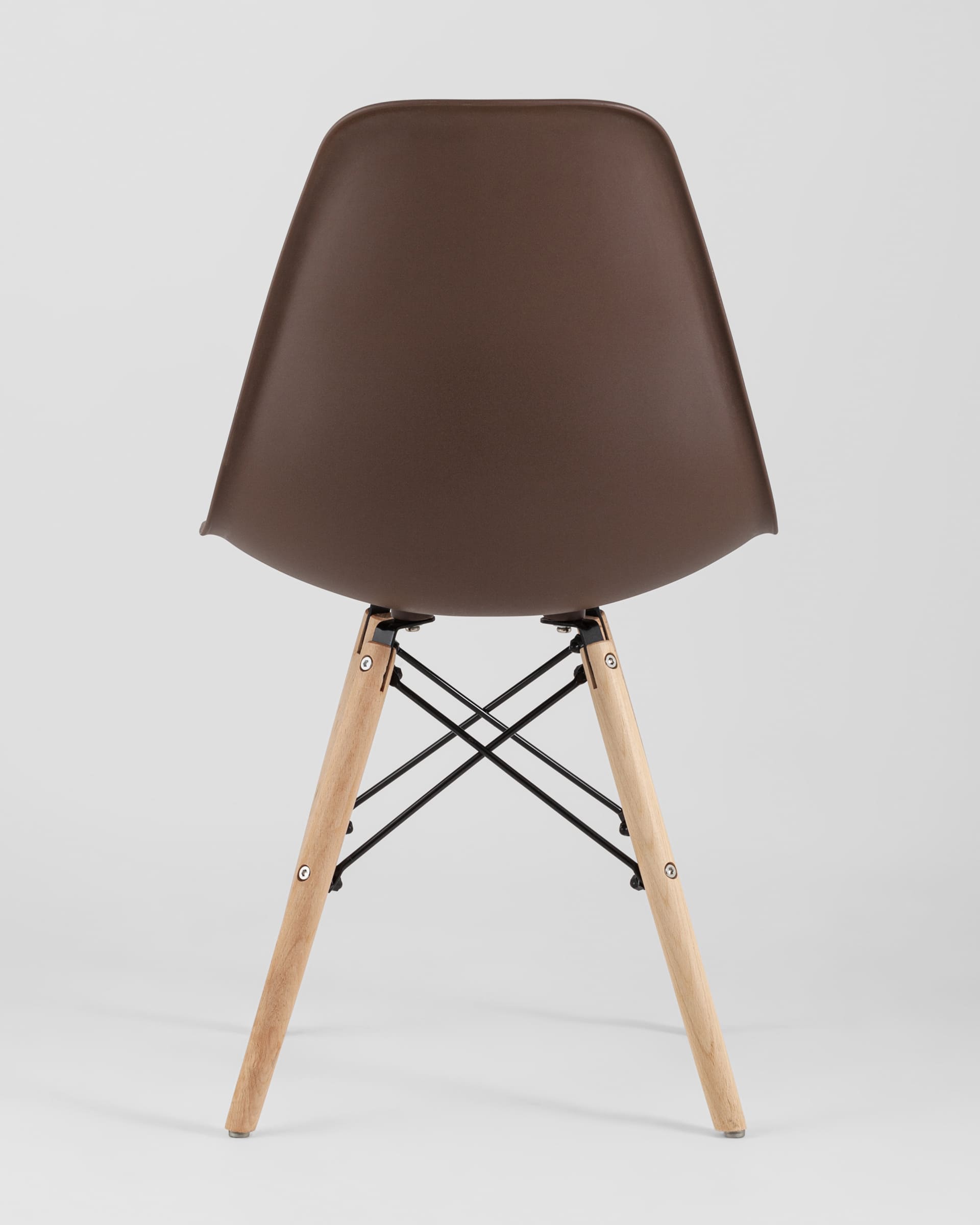 Комплект стульев Eames Style DSW коричневый x4 шт