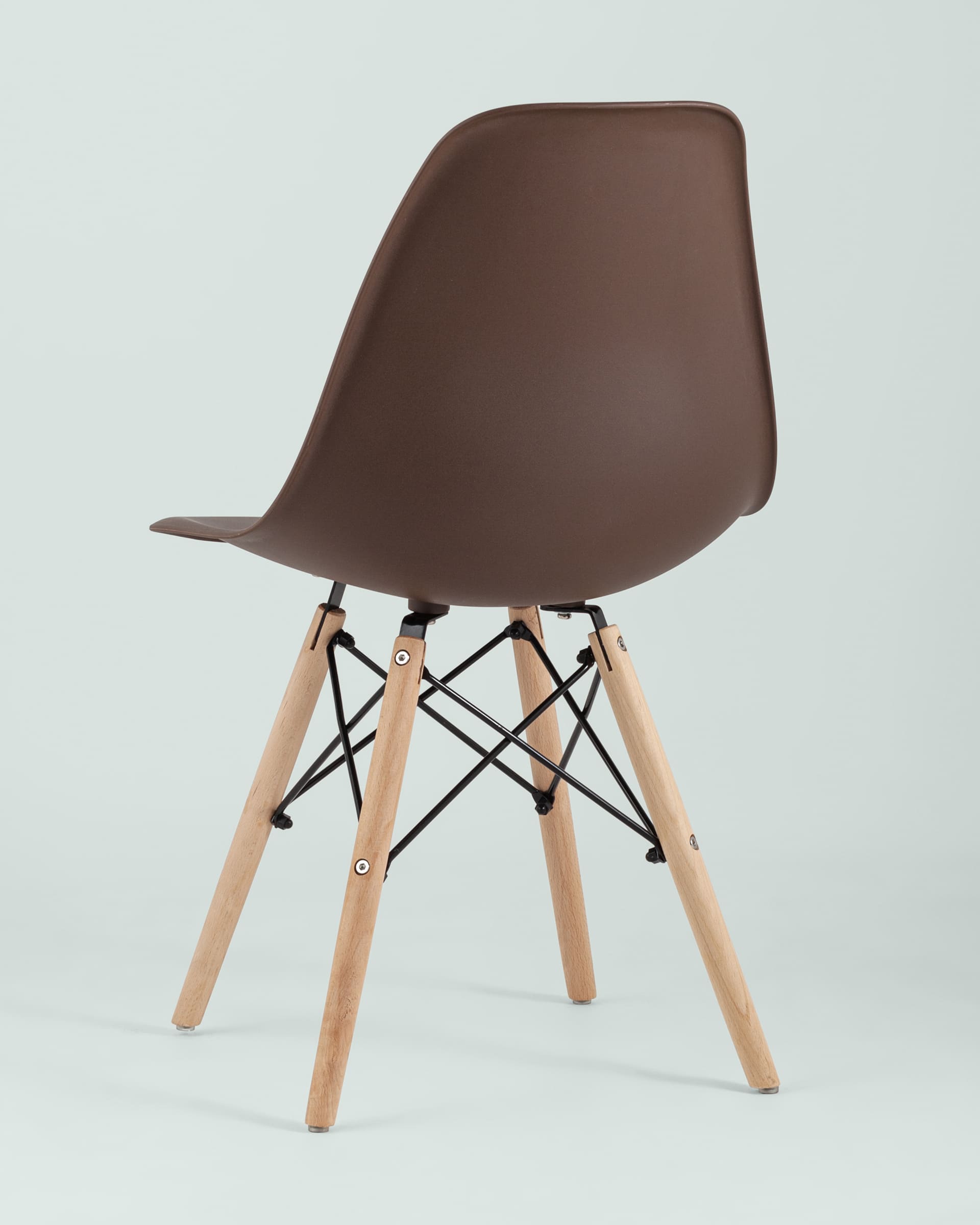 Комплект стульев Eames Style DSW коричневый x4 шт