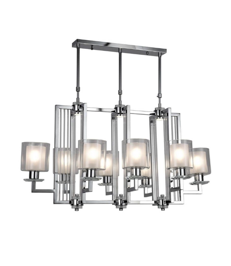 Подвесная люстра Lumina Deco Manhattan LDP 8012-8 PR CHR