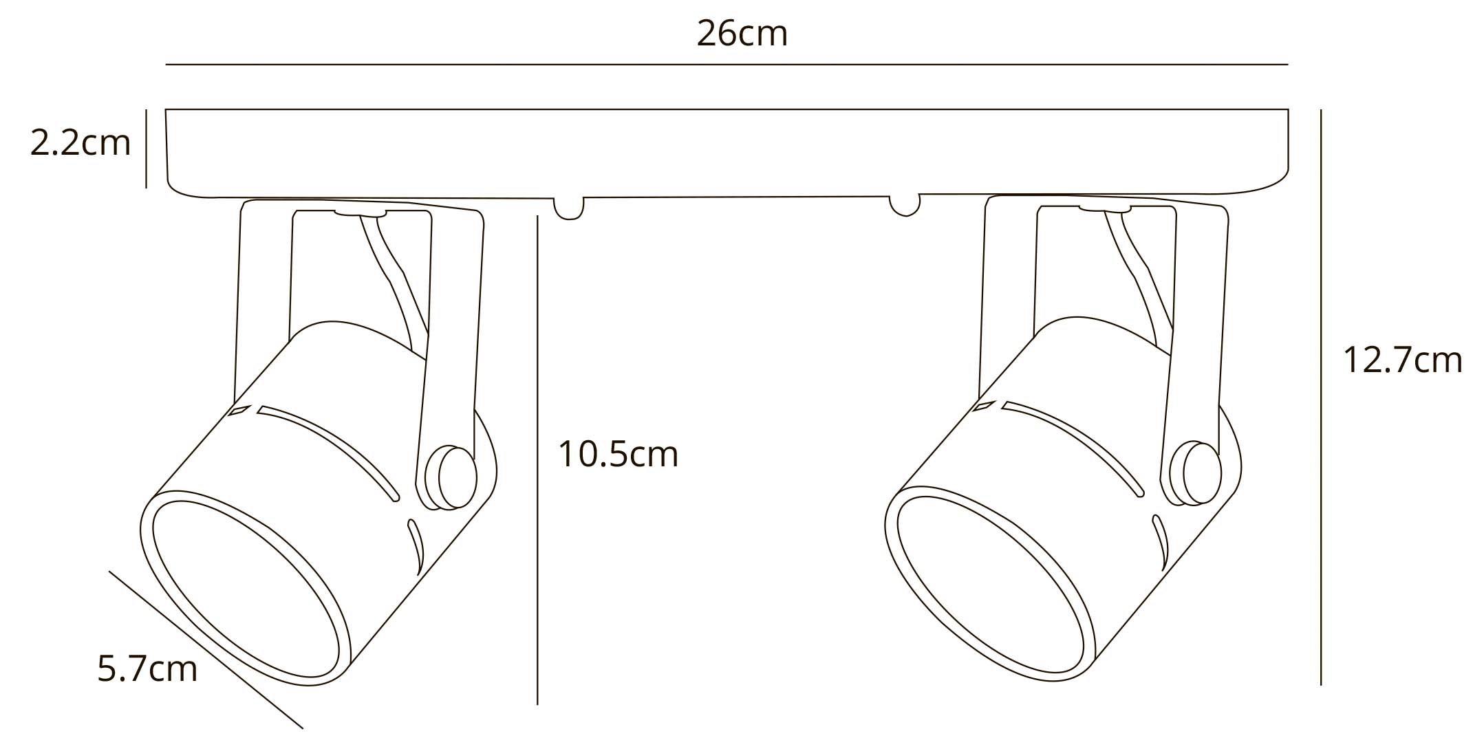 Спот потолочный ARTE LAMP MIZAR A1311PL-2BK