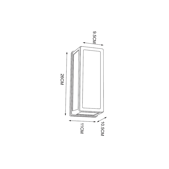 Уличный настенный светильник ARTE LAMP ALPHARD A8526AL-1BK