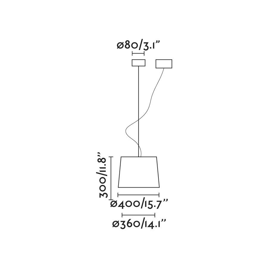 Подвесная люстра Faro Gonga 104203