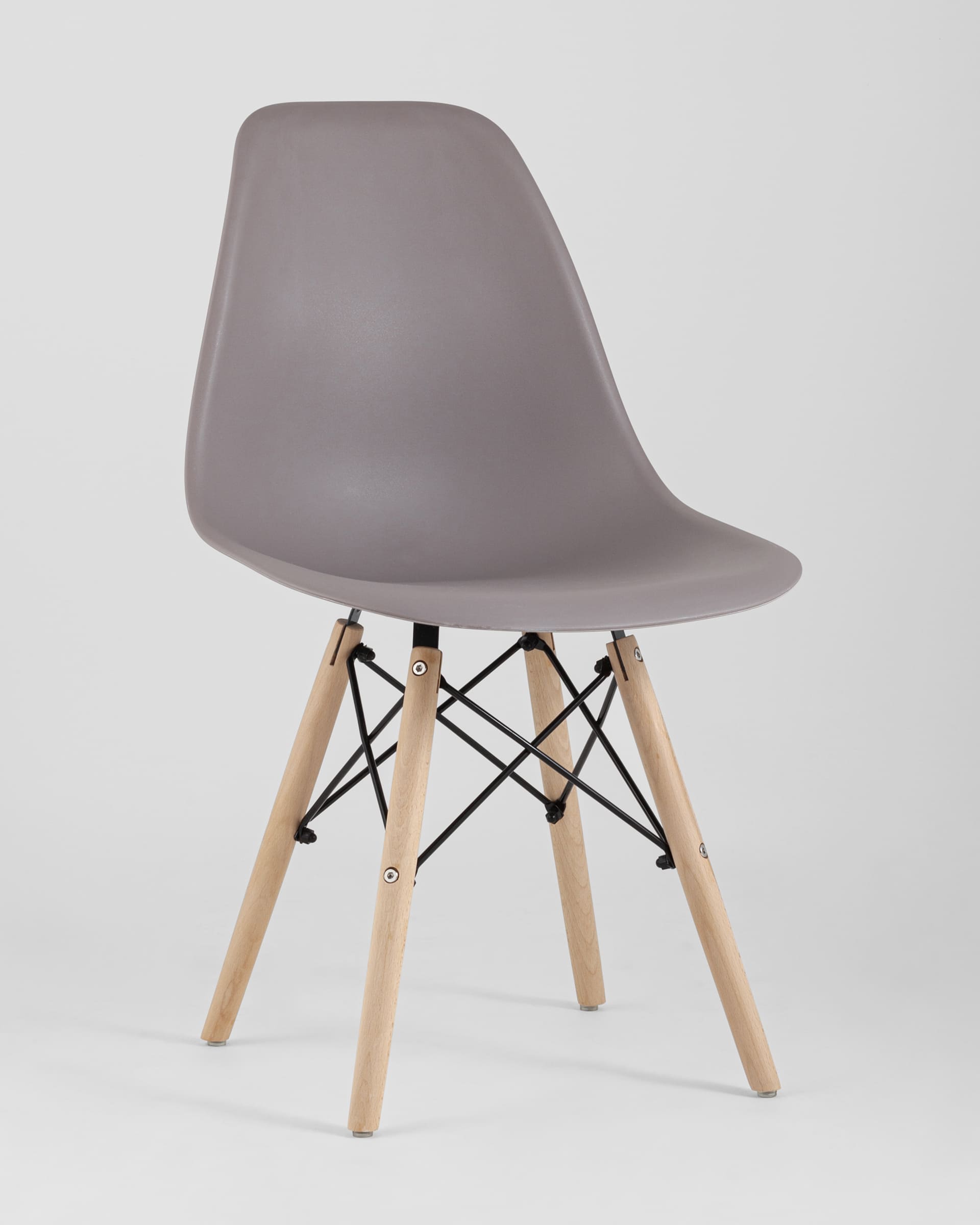 Комплект стульев Eames Style DSW темно-серый x4