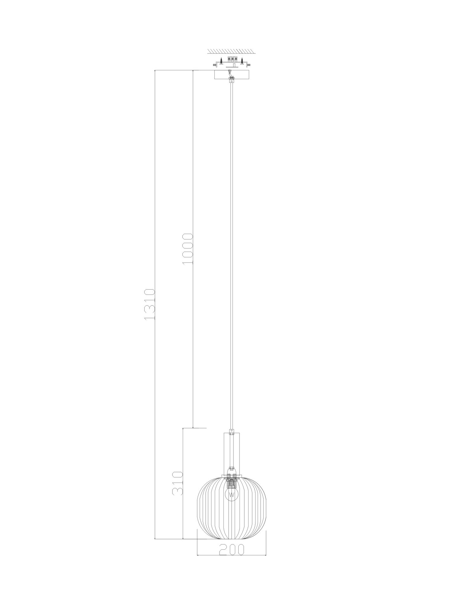 Подвесной светильник Freya Zelma FR8012PL-01AM