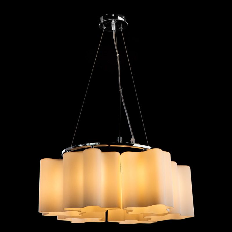 Подвесная люстра Arte Lamp SERENATA / 3479 хром, белый A3479SP-6CC