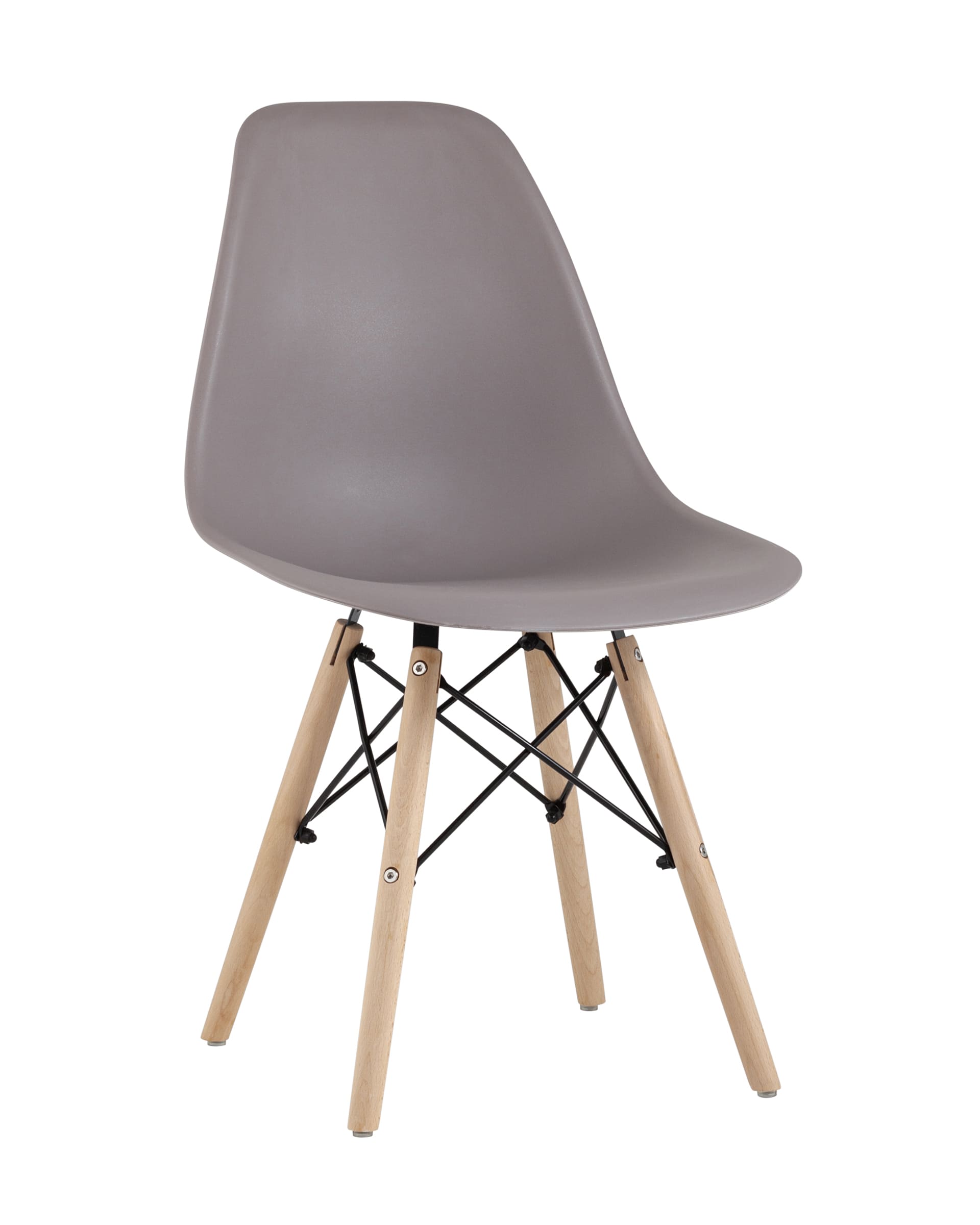 Комплект стульев Eames Style DSW темно-серый x4