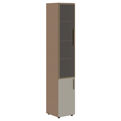 Шкаф-колонка комбинированная левый Skyland ВЕЛИОН (VELION) VHCS 40.2 (L) 400х430х2253 Кобра / Аметист