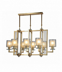 Подвесная люстра Lumina Deco Manhattan LDP 8012-8 PR F.GD