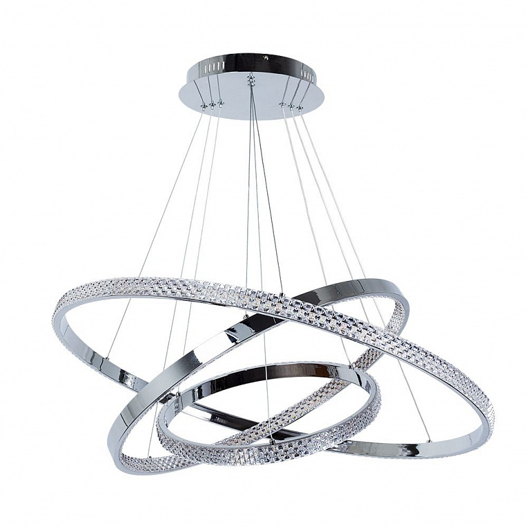 Светодиодная люстра Arte Lamp ORIONE хром, прозрачный A2182SP-160CC