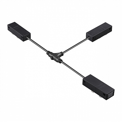 Гибкий токопроводящий соединитель "T" IP20 90-240V Novotech Vector 135314