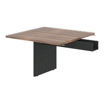 Стол приставной Skyland ВЕЛИОН Винир (VELION VENEER) VRFCT 1212.1 Американский орех / Яшма черный