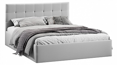 Кровать 140х200 Джоли ТриЯ велюр Confetti Silver