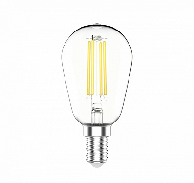 Лампа Gauss Basic Filament ST45 4,5W 470lm 2700К Е14 LED 1/10/50