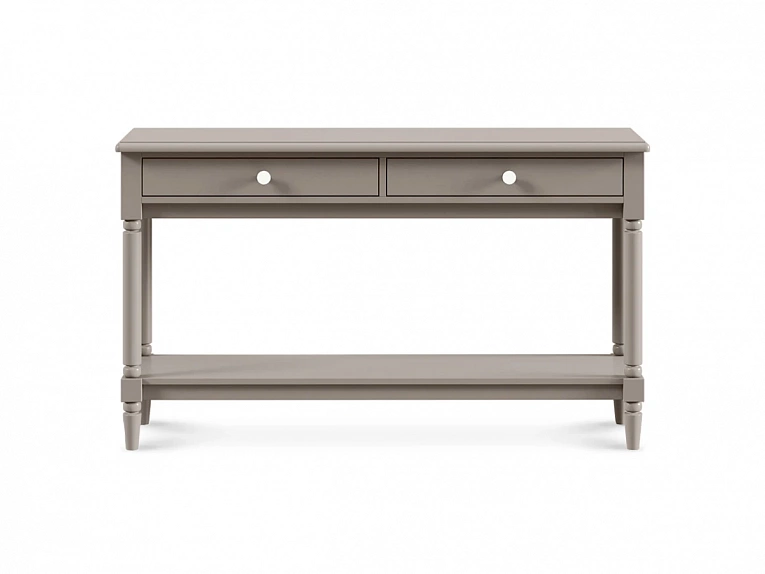 Стол консольный OgogoHome Blues светло-серый белые ручки 924608